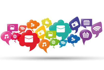 Social media design.